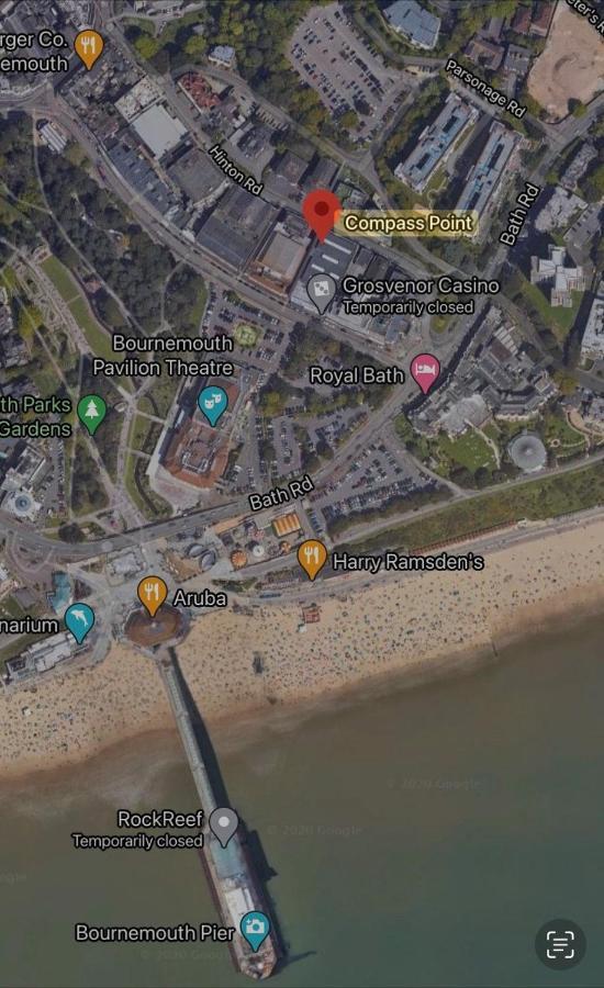 The Pad By The Beach Penthouse Apartment With Sunset And City Views Bournemouth Dış mekan fotoğraf